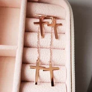 Aros cruces colgantes