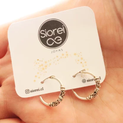 Aros Bali Plata - Imagen 2