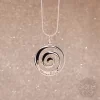 Collar espiral con circones
