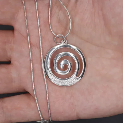 Collar espiral con circones - Imagen 2
