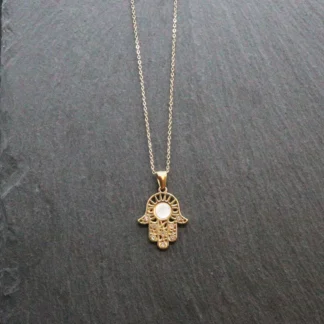 Collar Mano de Fátima Oro