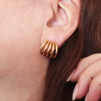 Argollas Gold Trenzadas Elegance