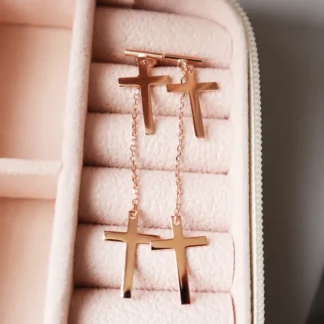 Aros cruces colgantes